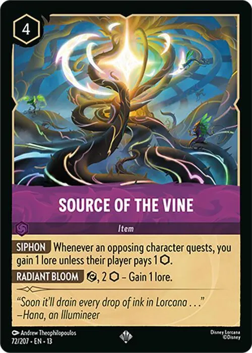 Source of the Vine - Cold Foil