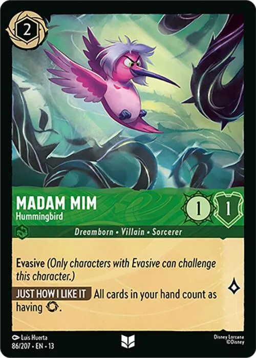 Madam Mim - Hummingbird - Cold Foil