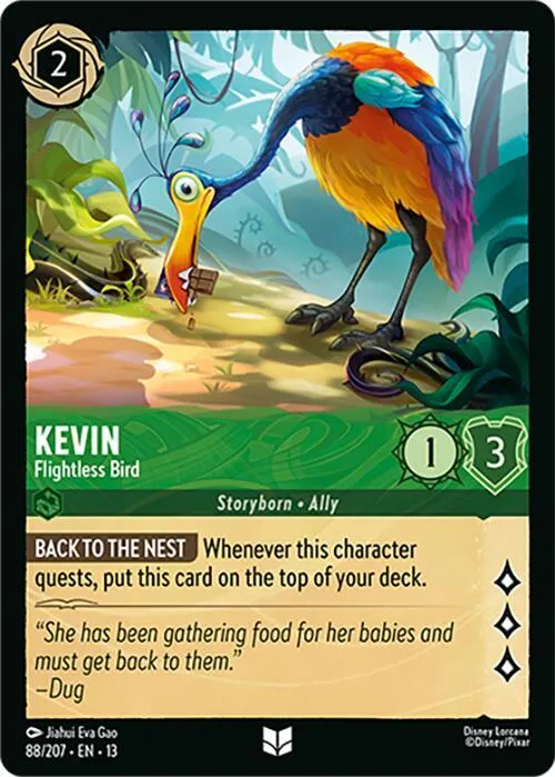 Kevin - Flightless Bird - Cold Foil