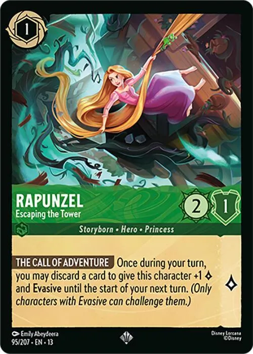 Rapunzel - Escaping the Tower - Cold Foil