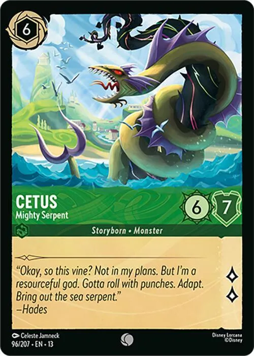 Cetus - Mighty Serpent - Cold Foil