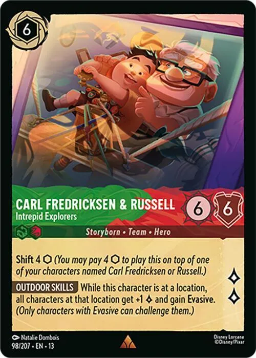 Carl Fredricksen & Russell - Intrepid Explorers - Cold Foil