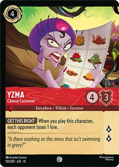 Yzma - Choosy Customer - Foil