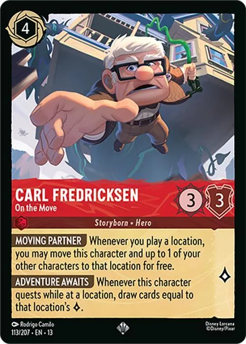 Carl Fredricksen - On the Move - Cold Foil