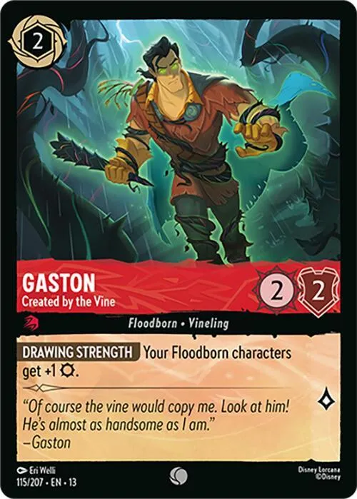 Gaston - Created by the Vine - Cold Foil