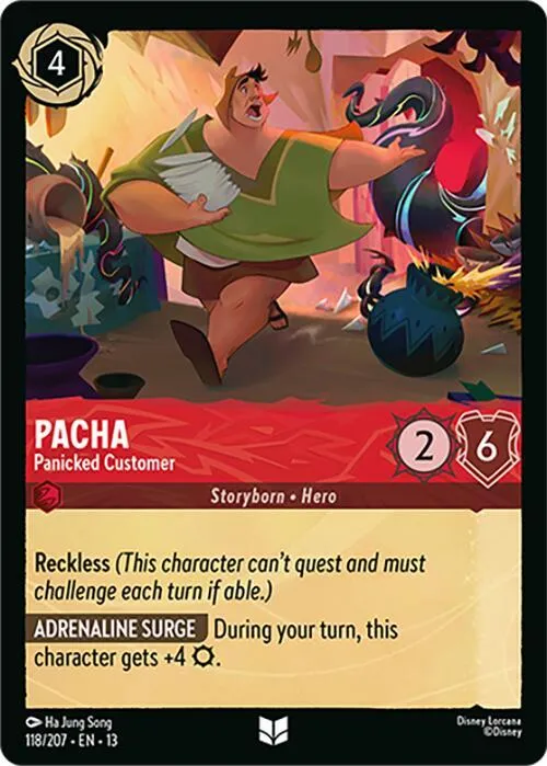 Pacha - Panicked Customer - Cold Foil