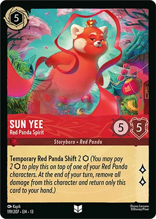 Sun Yee - Red Panda Spirit - Cold Foil