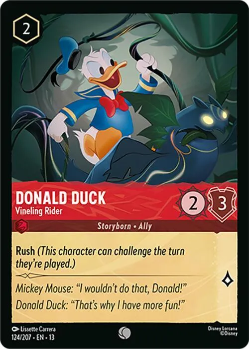 Donald Duck - Vineling Rider - Cold Foil