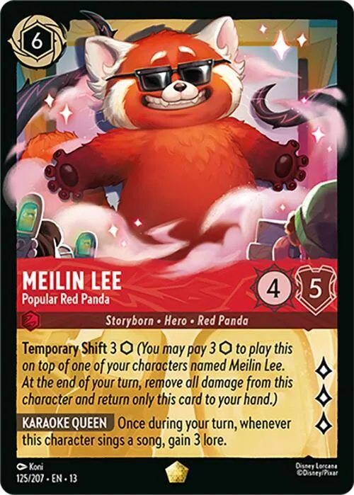 Meilin Lee - Popular Red Panda - Cold Foil