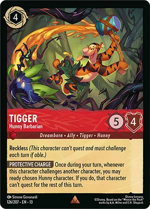 Tigger - Hunny Barbarian - Cold Foil