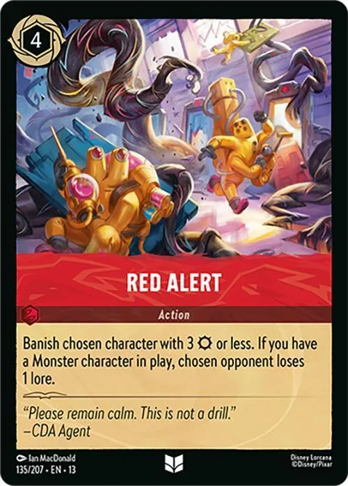 Red Alert - Cold Foil