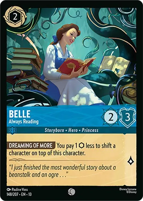 Belle - Always Reading - Cold Foil