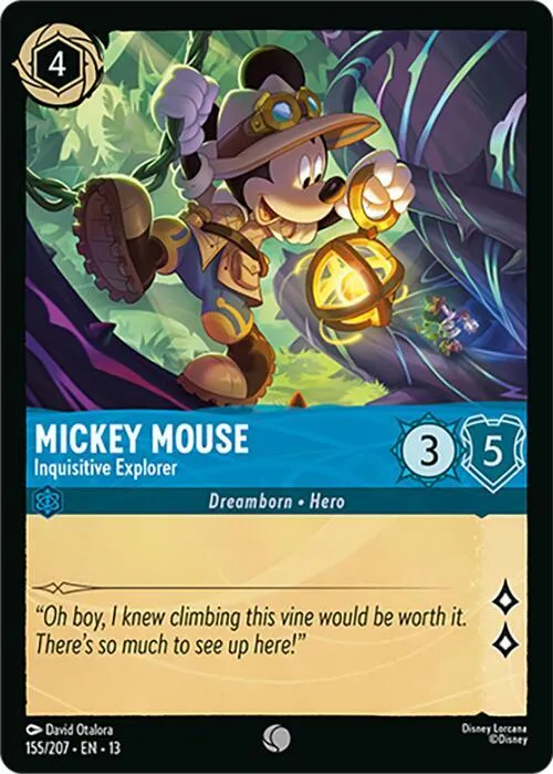 Mickey Mouse - Inquisitive Explorer - Cold Foil