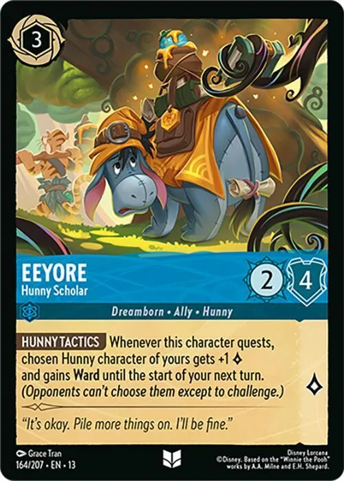 Eeyore - Hunny Scholar - Cold Foil