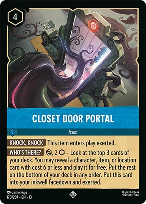 Closet Door Portal - Cold Foil