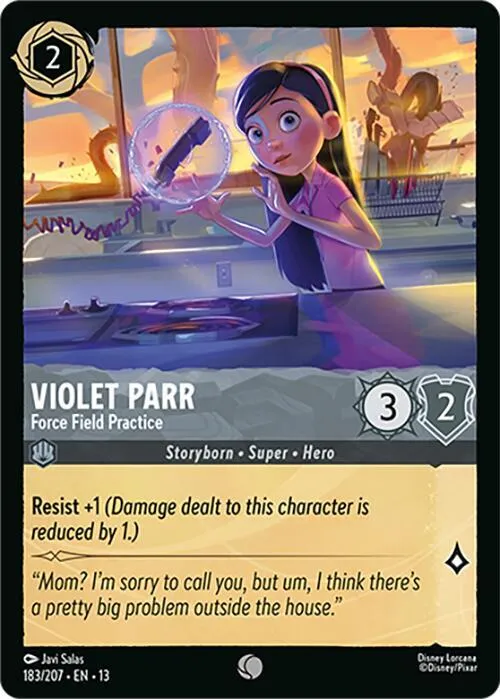 Violet Parr - Force Field Practice - Cold Foil