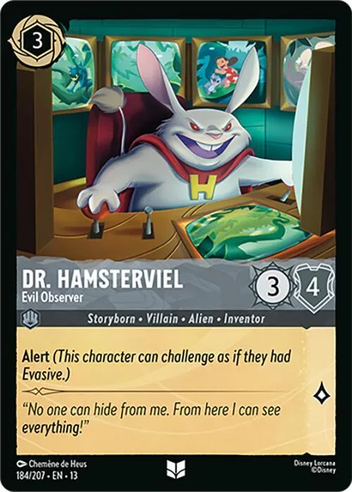 Dr. Hamsterviel - Evil Observer - Cold Foil