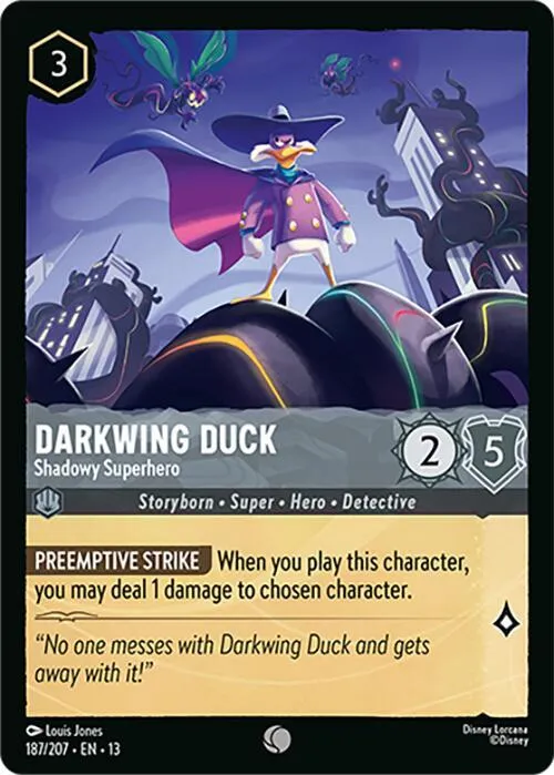 Darkwing Duck - Shadowy Superhero - Cold Foil