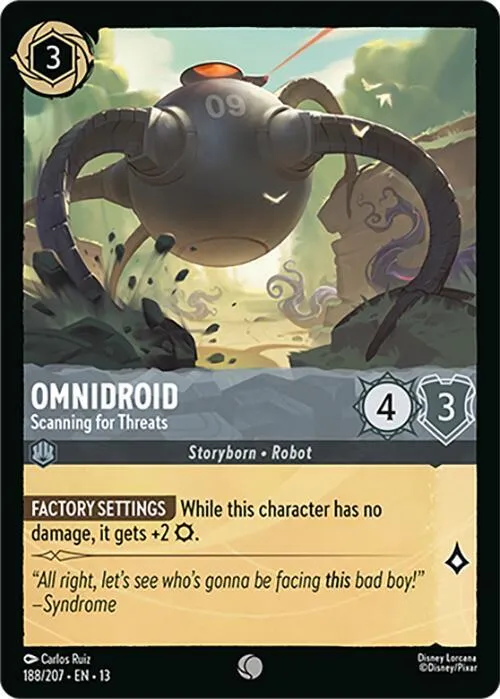 Omnidroid - Scanning for Threats - Cold Foil