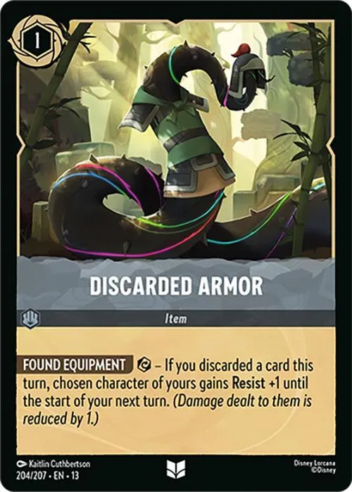 Discarded Armor - Cold Foil