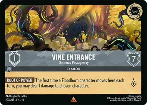 Vine Entrance - Ominous Passageway - Cold Foil