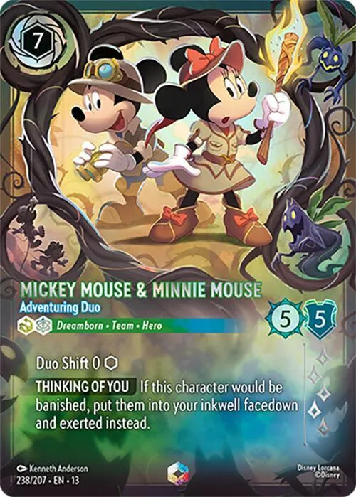 Mickey Mouse & Minnie Mouse - Adventuring Duo