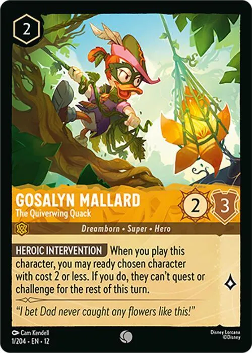 Gosalyn Mallard - The Quiverwing Quack - Cold Foil