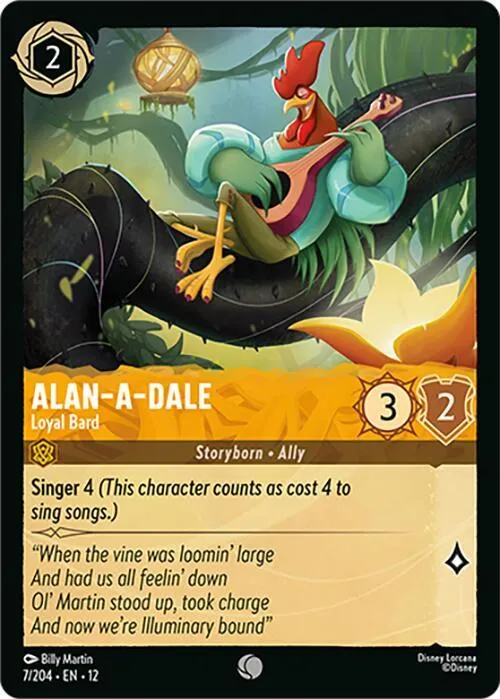 Alan-a-Dale - Loyal Bard - Cold Foil
