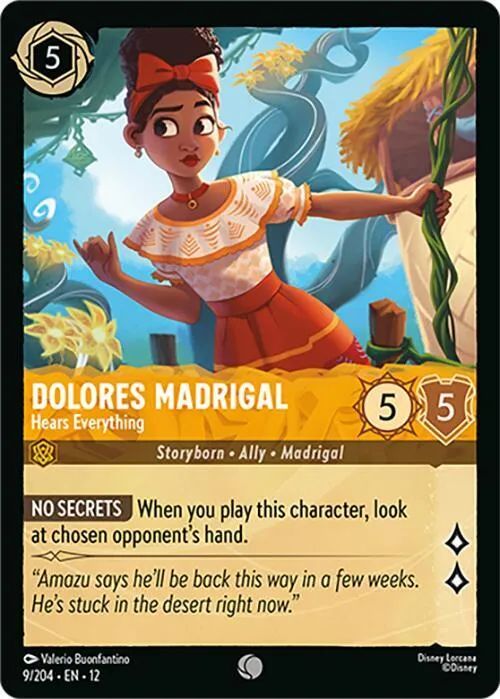 Dolores Madrigal - Hears Everything - Cold Foil