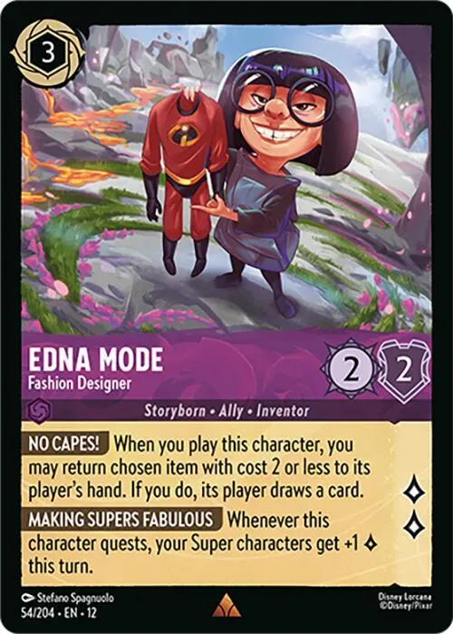 Edna Mode - Fashion Designer - Cold Foil