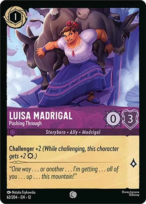 Luisa Madrigal - Pushing Through - Cold Foil