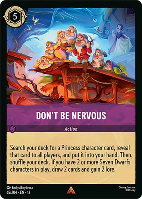 Don't Be Nervous - Cold Foil