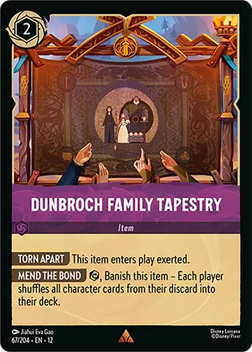 DunBroch Family Tapestry - Cold Foil