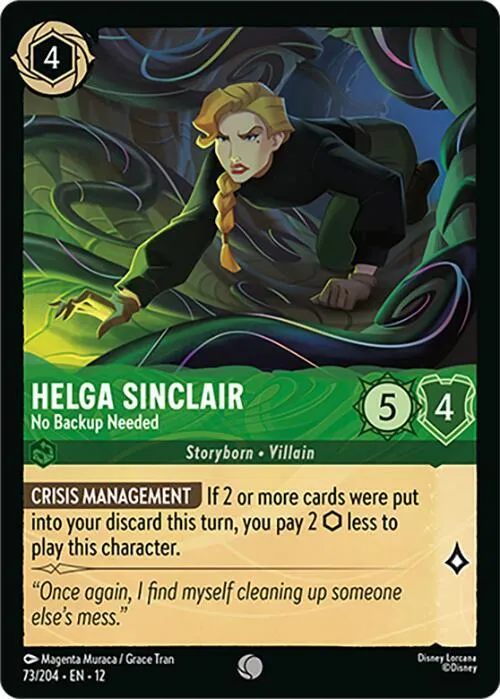 Helga Sinclair - No Backup Needed - Cold Foil