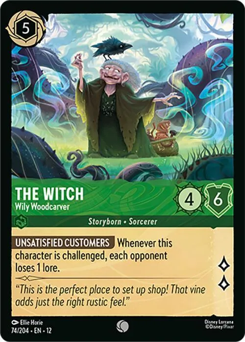 The Witch - Wily Woodcarver - Cold Foil