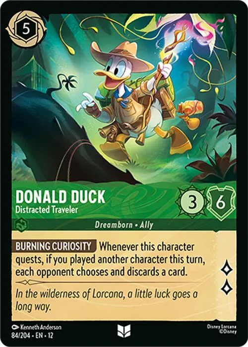 Donald Duck - Distracted Traveler - Cold Foil