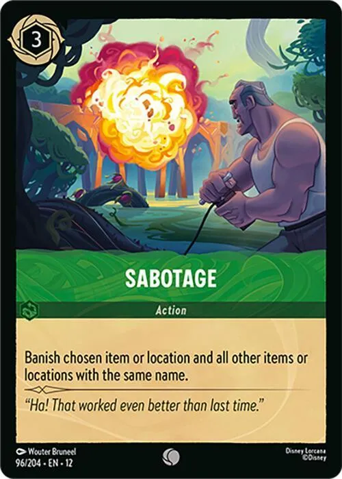 Sabotage - Cold Foil