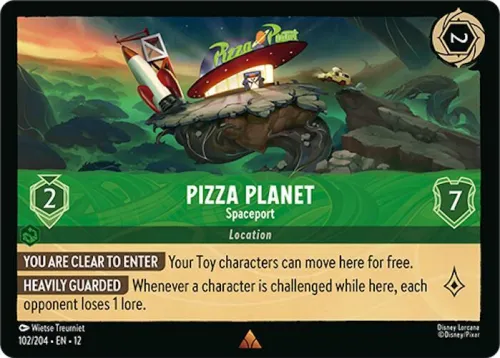 Pizza Planet - Spaceport - Cold Foil