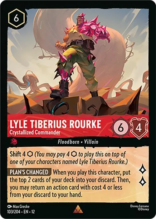 Lyle Tiberius Rourke - Crystallized Commander