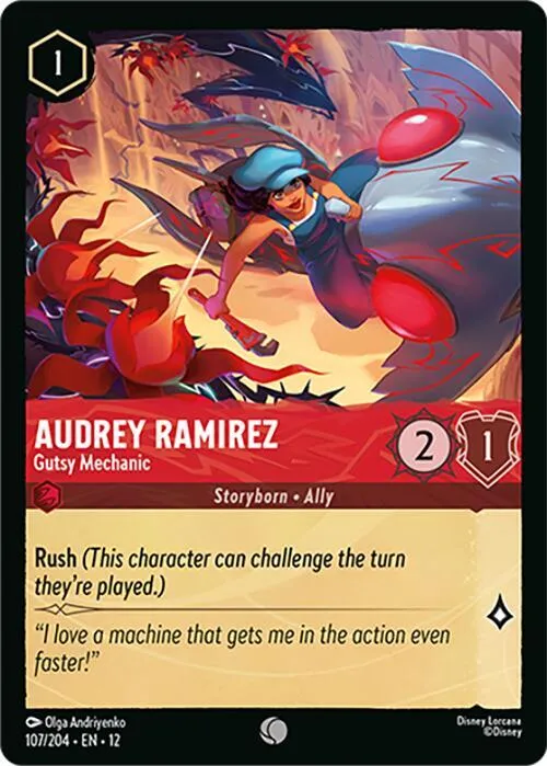 Audrey Ramirez - Gutsy Mechanic - Cold Foil