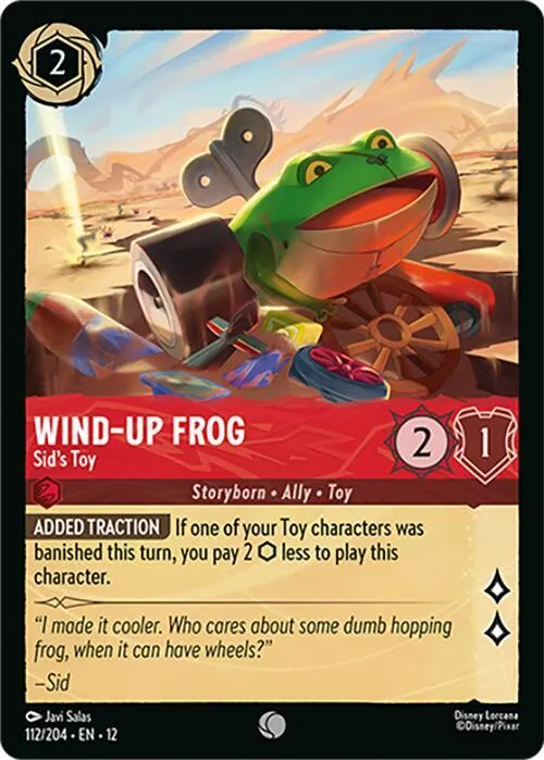 Wind-Up Frog - Sid's Toy - Cold Foil