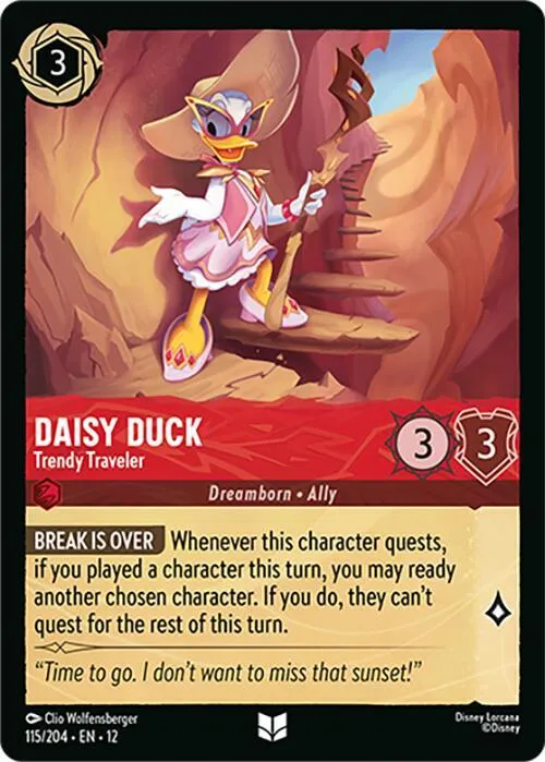 Daisy Duck - Trendy Traveler - Cold Foil
