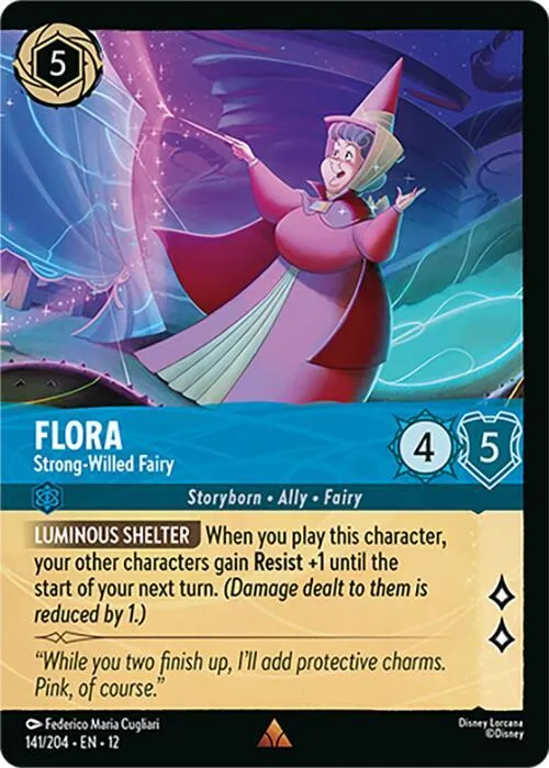 Flora - Strong-Willed Fairy - Foil