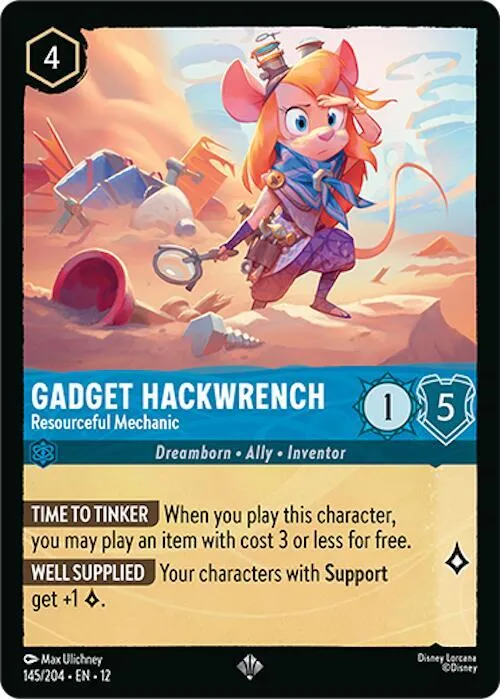 Gadget Hackwrench - Resourceful Mechanic - Cold Foil