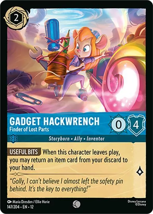 Gadget Hackwrench - Finder of Lost Parts - Cold Foil