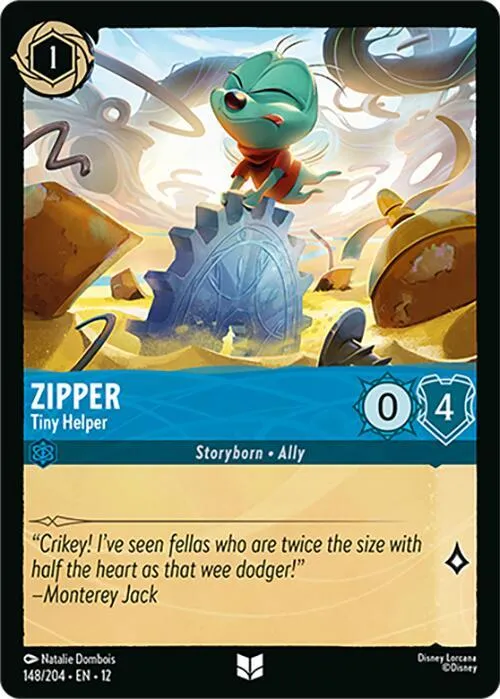 Zipper - Tiny Helper - Cold Foil