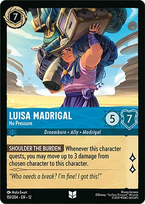 Luisa Madrigal - No Pressure - Cold Foil