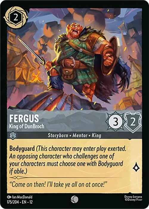 Fergus - King of DunBroch - Cold Foil