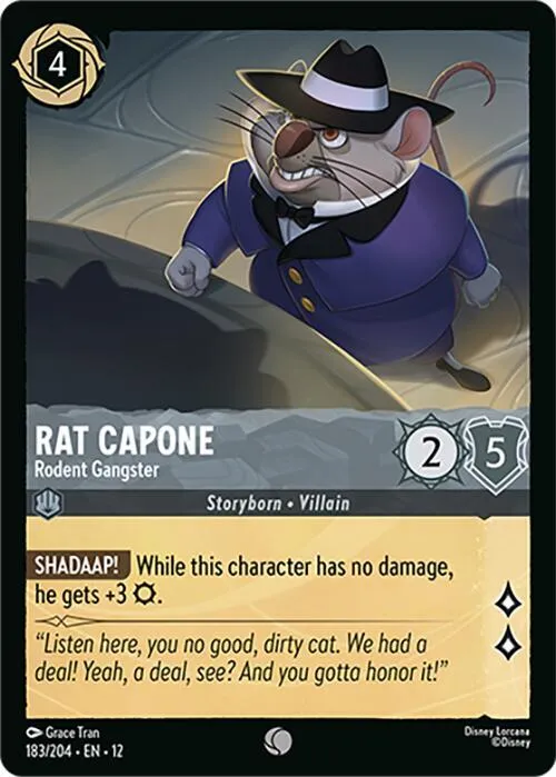 Rat Capone - Rodent Gangster - Cold Foil