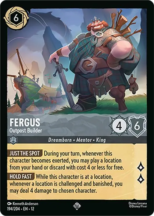 Fergus - Outpost Builder - Cold Foil